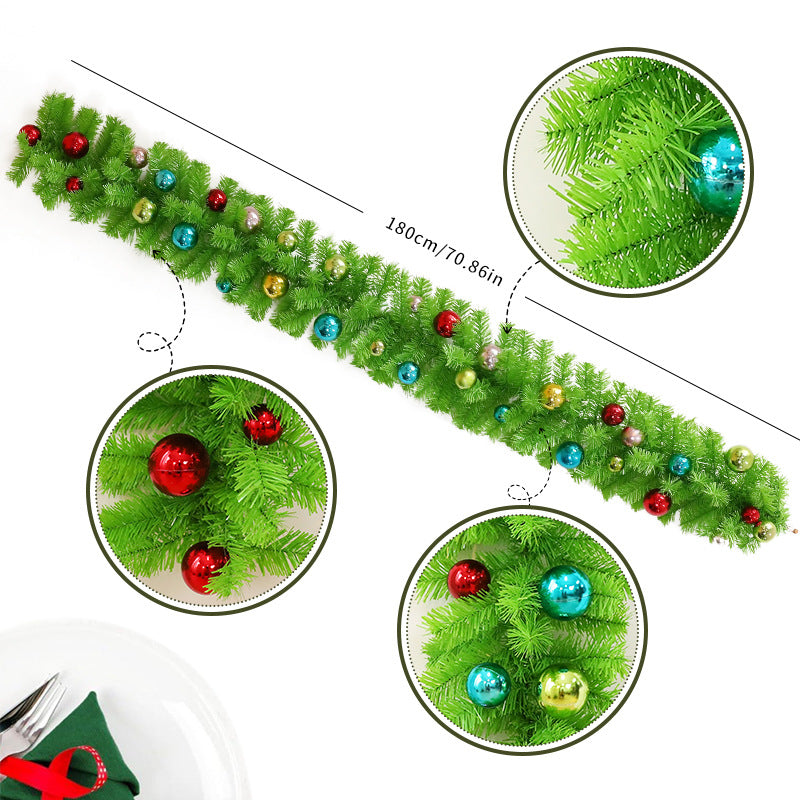 Weihnachtsbaum oder Girlande, Apfelgrün, 30-60 cm
