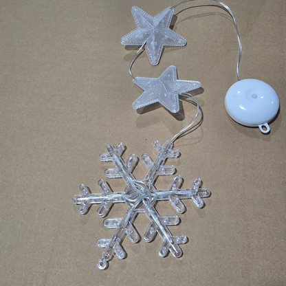 LED-Fensterdekorationsleuchte mit Saugnapf