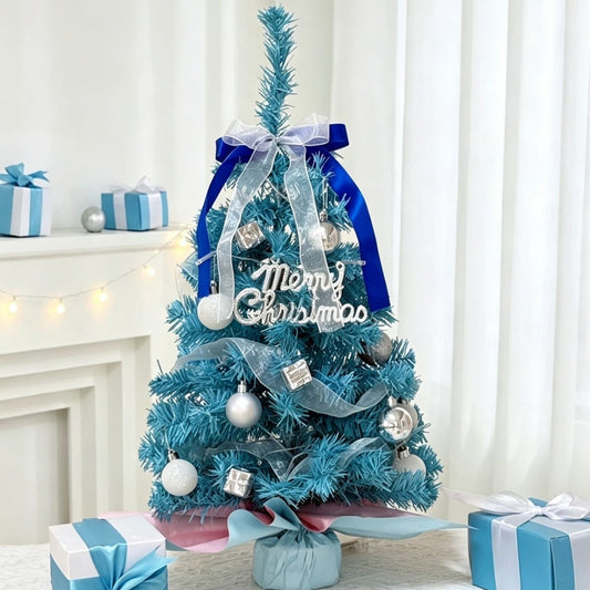 Miniatur-Weihnachtsbaum-Set mit Beleuchtung