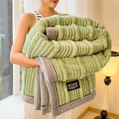 Flauschige Wohndecke, unifarben, verschiedene Größen