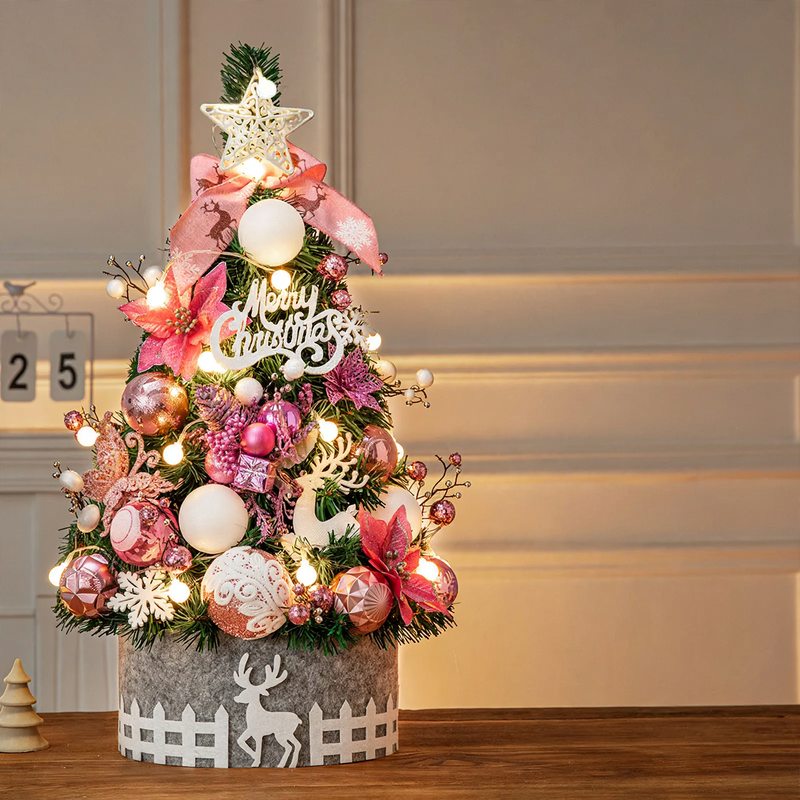 Mini-Weihnachtsbaum-Set, 60 cm, PVC, Tischdekoration