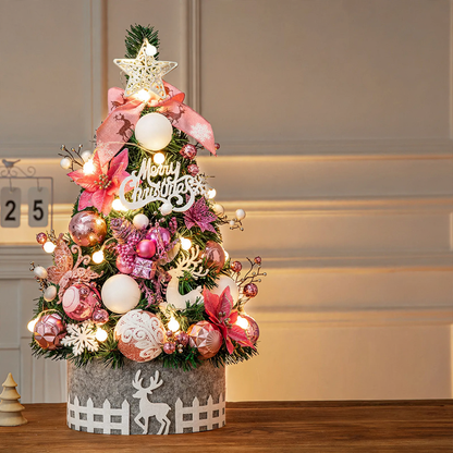 Mini-Weihnachtsbaum-Set, 60 cm, PVC, Tischdekoration
