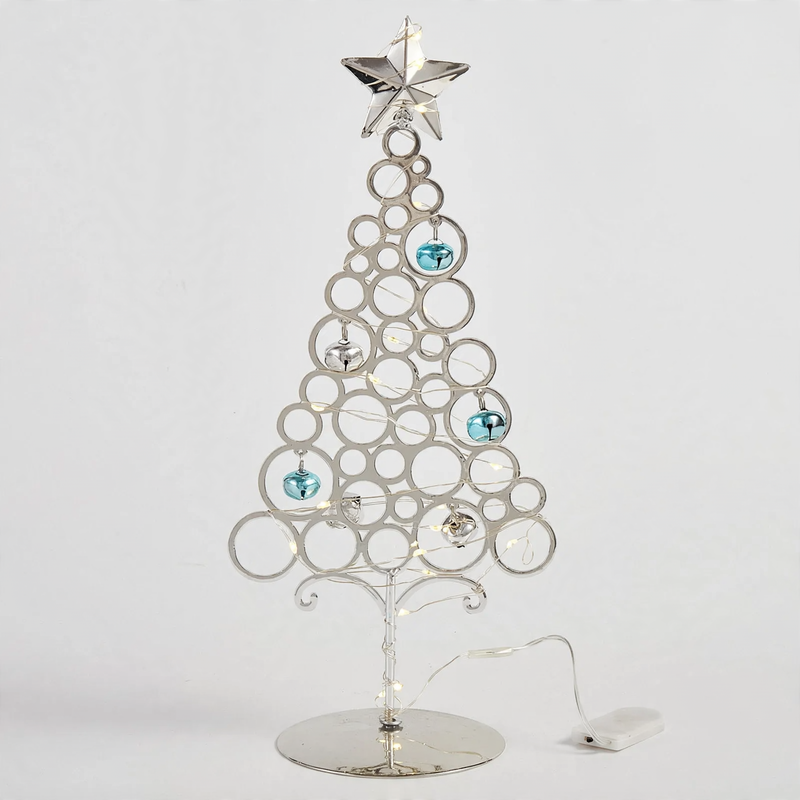 Mini-Weihnachtsbaum aus Eisen, Tischdekoration