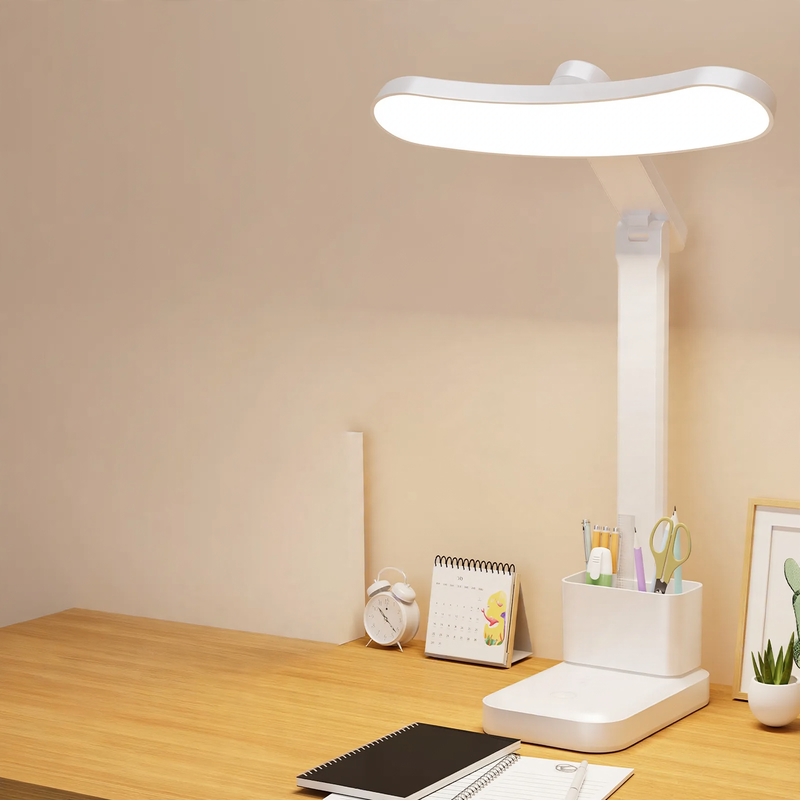 LED-Schreibtischleuchte, faltbar, mit einstellbarer Lichtfarbe