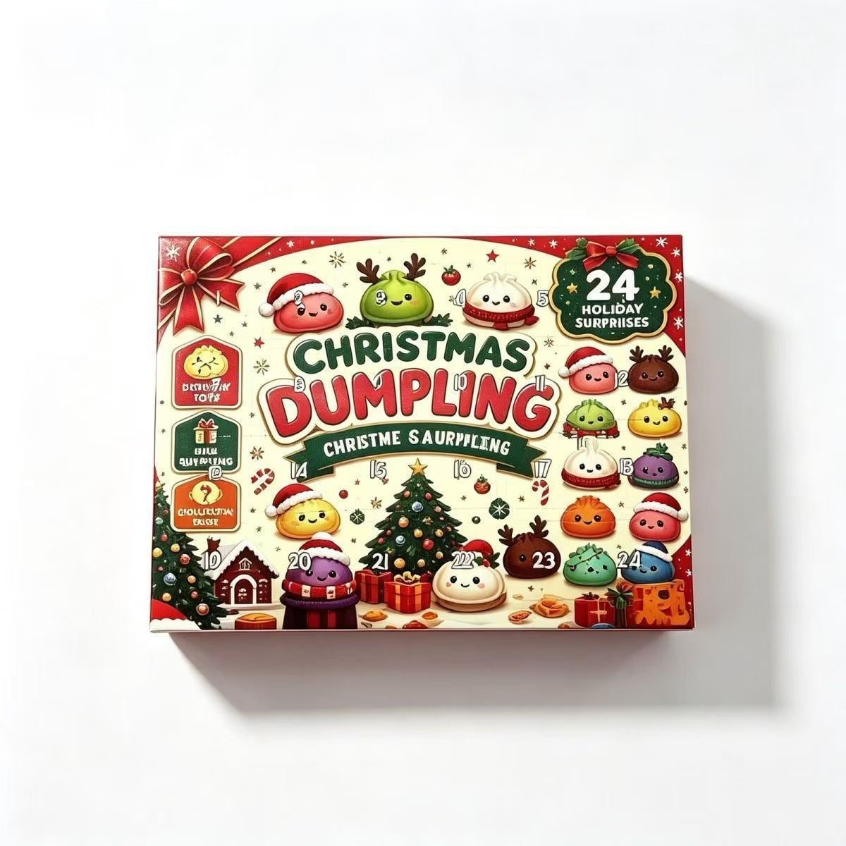 Weihnachts-Adventskalender mit 24 Überraschungsspielzeugen