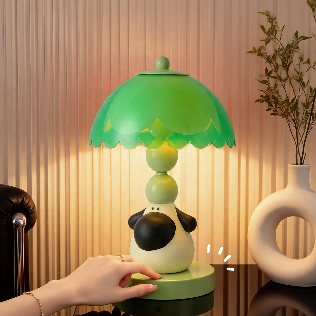 Hund Tischlampe, Cartoon-Design