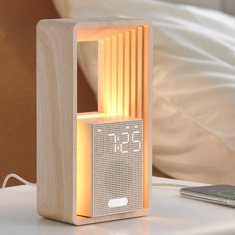 LED-Wecklicht mit Sonnenaufgangssimulation und Soundmaschine