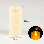LED-Stumpenkerze mit Flackereffekt