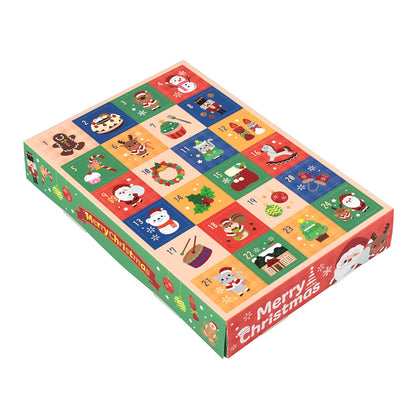 DIY-Adventskalender-Box mit 24 Fächern für Überraschungen