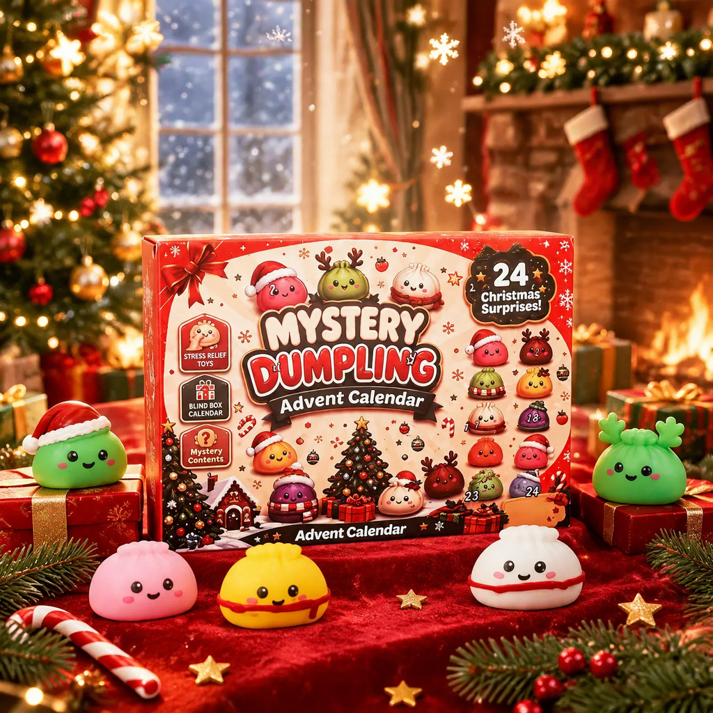 Weihnachts-Adventskalender mit Überraschungsfiguren
