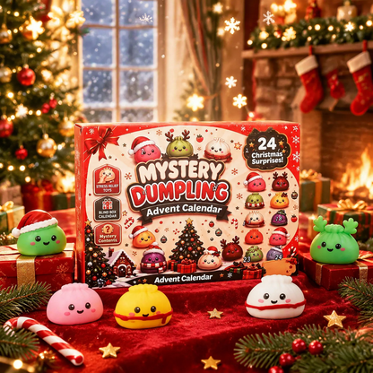 Weihnachts-Adventskalender mit Überraschungsfiguren