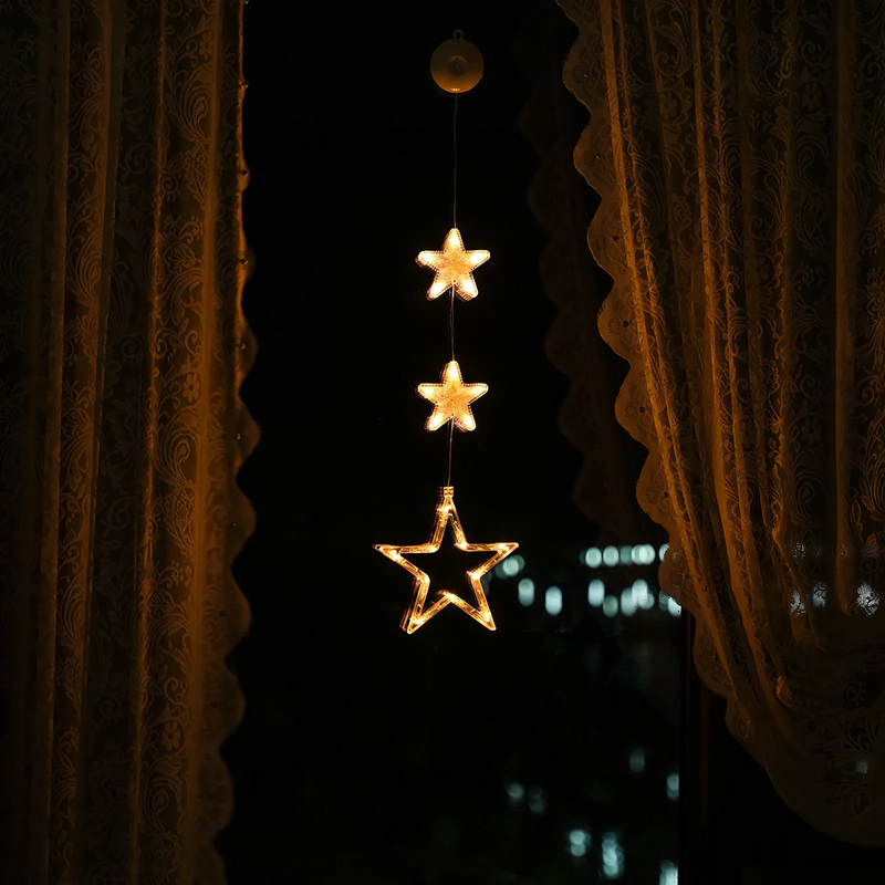 LED-Saugknopf-Hängeleuchte für Fensterdekoration