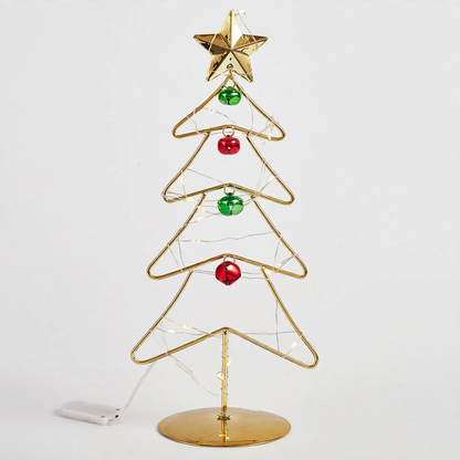Mini-Weihnachtsbaum aus Eisen, Tischdekoration