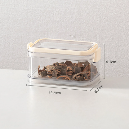 Stapelbare Gewürzbox mit Griff, 301–500 ml