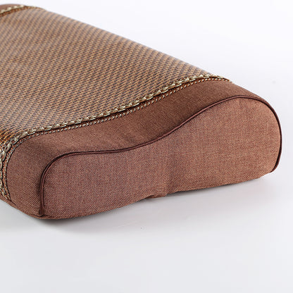 Memory-Foam Kissen mit abnehmbarem Rattan-Bezug