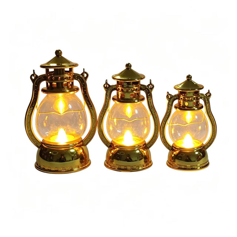 Dekorative LED-Laterne im Retro-Stil