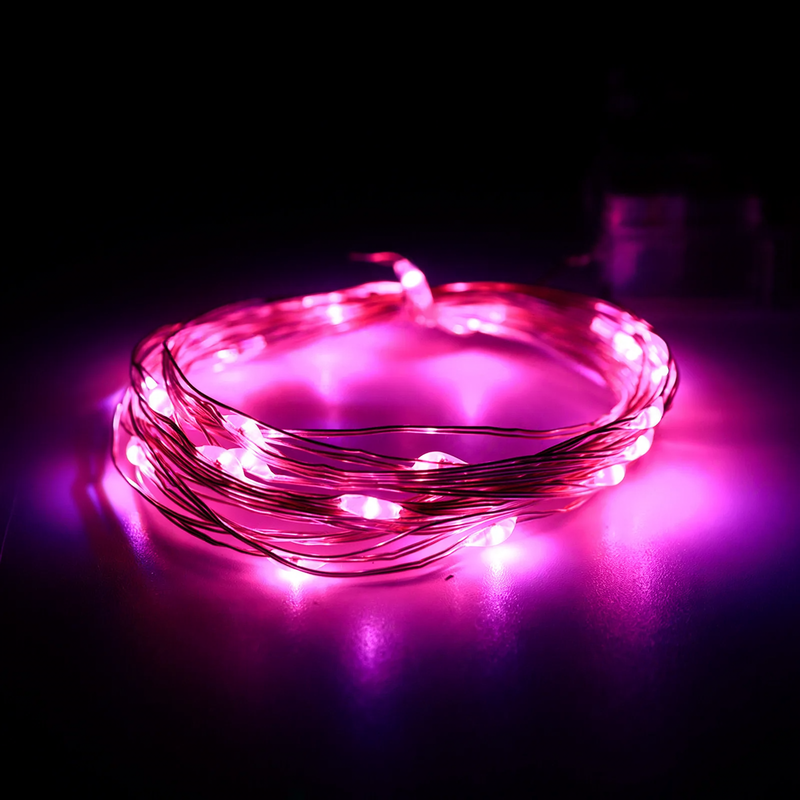 USB-LED-Kupferdraht-Lichterkette mit Fernbedienung