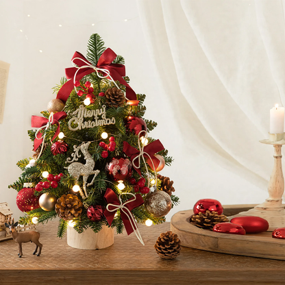 Mini-Weihnachtsbaum aus PE, 45 oder 60 cm, mit Beleuchtung