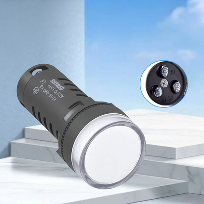 Runde LED-Positionsanzeige für Trennschalter, 22 mm