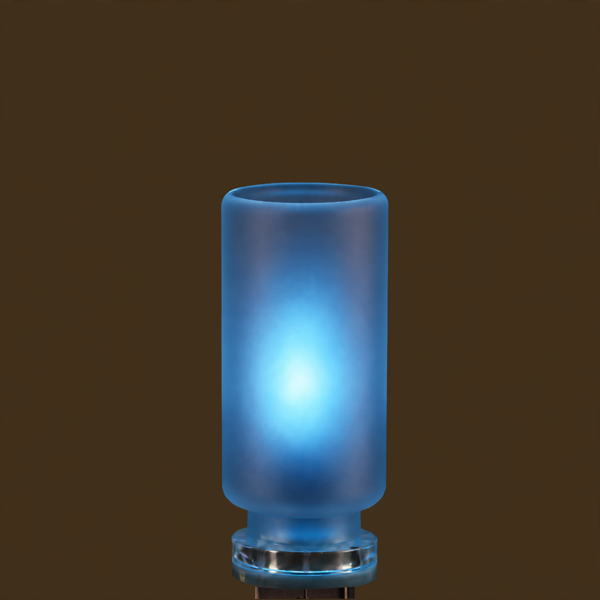 LED-Flammenlicht, USB-Anschluss, Glas und ABS