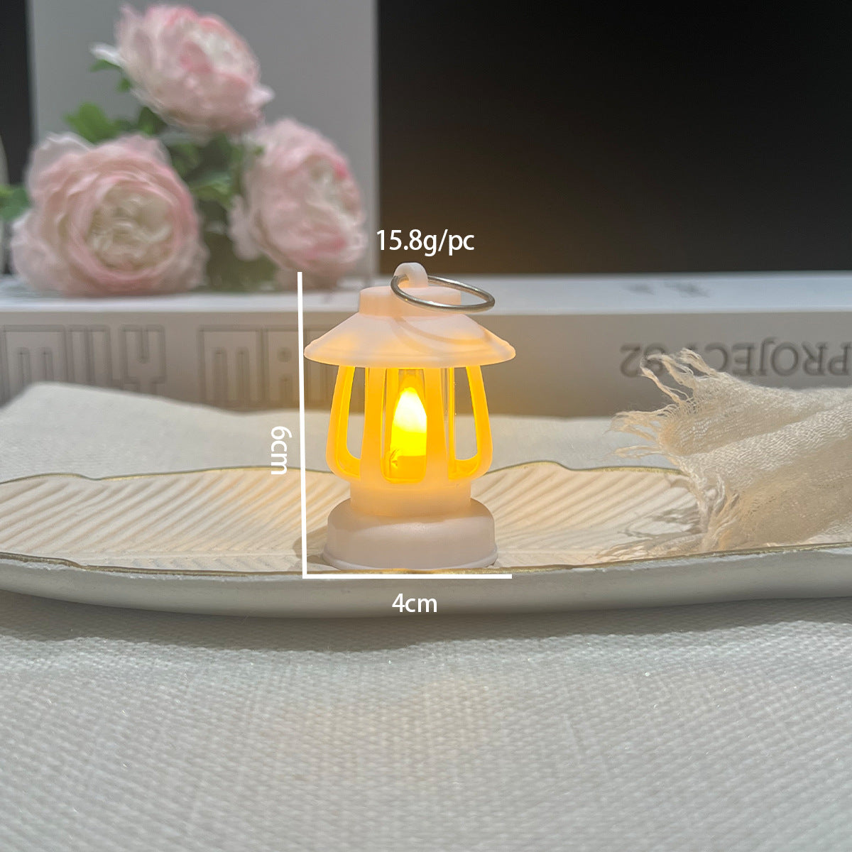Dekorative LED-Laterne im Vintage-Stil