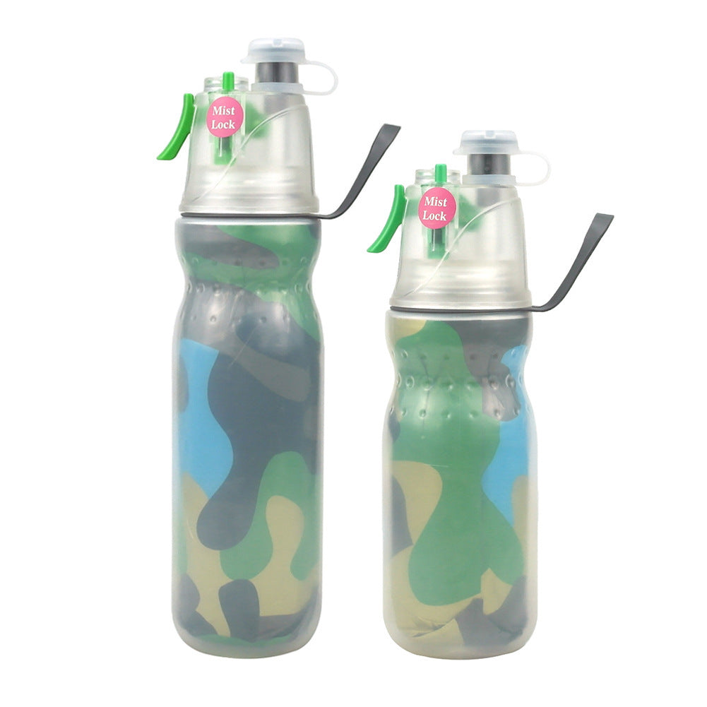 Sporttrinkflasche mit Sprühfunktion, 470–590 ml