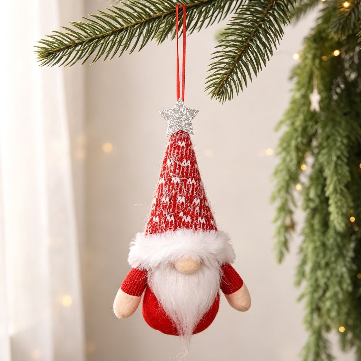 Weihnachts-Wichtel Anhänger, Stoff