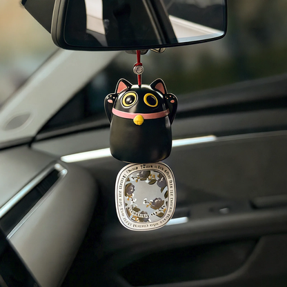 Auto-Duftanhänger, Katzen-Design, Kunststoff