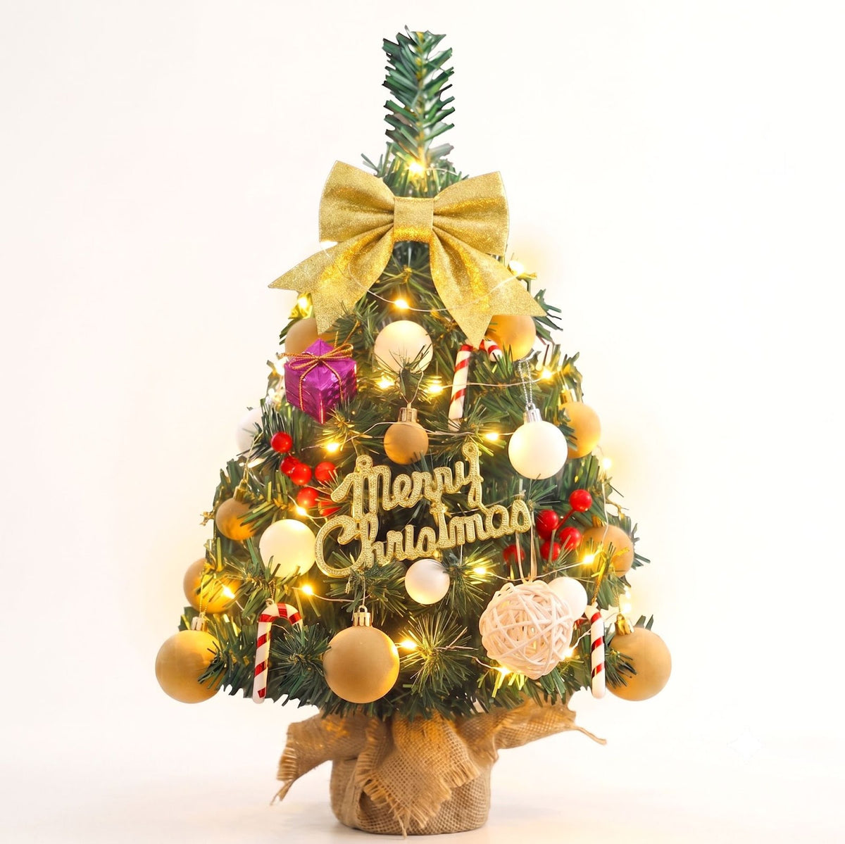 Mini-Weihnachtsbaum-Set, 45 oder 60 cm