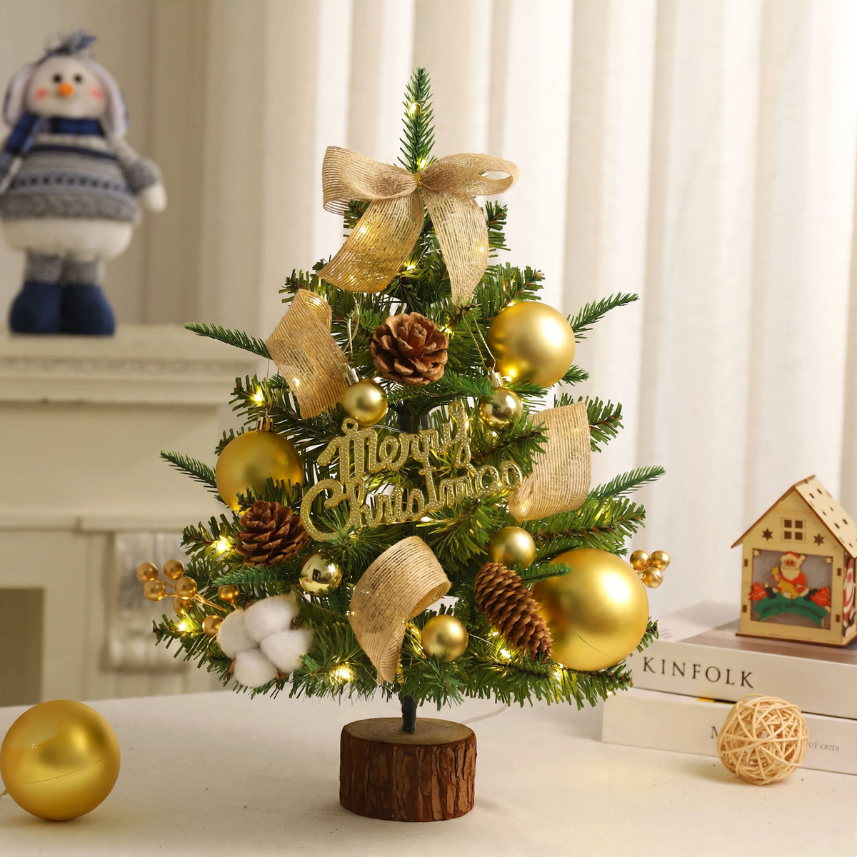 Mini-Weihnachtsbaum aus PE, 45 oder 60 cm
