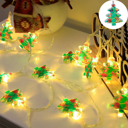 LED-Weihnachts-Lichterkette mit verschiedenen Motiven