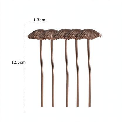 Pilz-Blumenstecker aus Metall für Garten und Haus