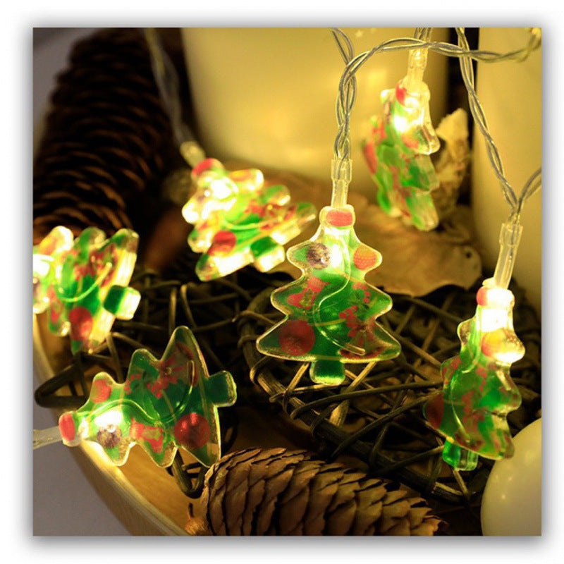 LED-Weihnachts-Lichterkette mit verschiedenen Motiven