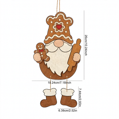 Weihnachts-Filzanhänger, 6er-Set