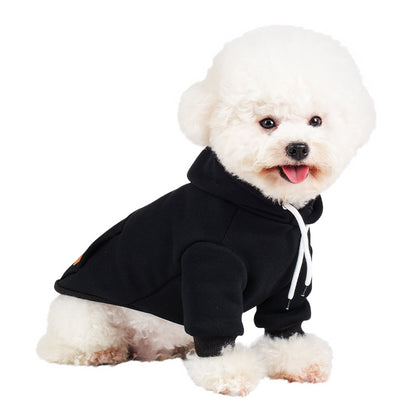 Baumwoll-Sweatshirt für Hunde, gefüttert, Herbst/Winter
