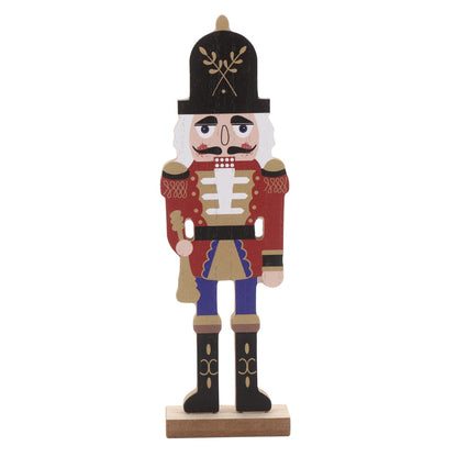Dekorative Nussknacker-Figur aus Buchenholz