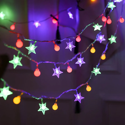 LED-Lichterkette für Innen- und Außenbereich