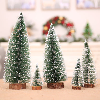 Mini-Weihnachtsbaum mit Kunstschnee, verschiedene Größen