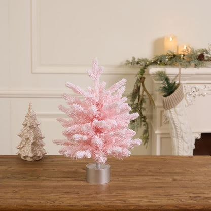 Dekorative Weihnachtsbaum-Spieluhr, 45 cm, mit Schnee-Effekt