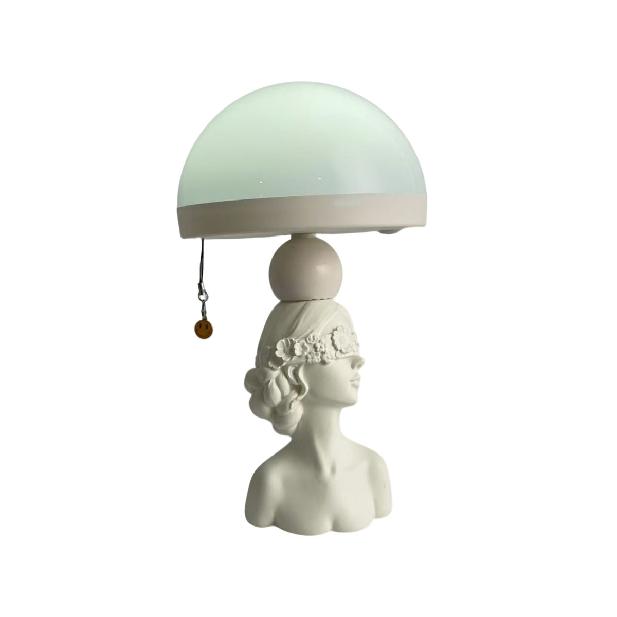 Tischlampe Qualle, französisch, Vintage-Stil
