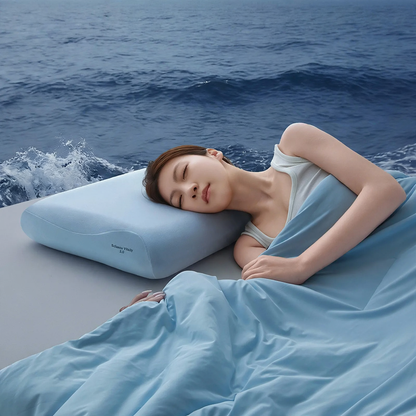Kopfkissen aus Memory-Foam, rechteckig, 70×42 cm