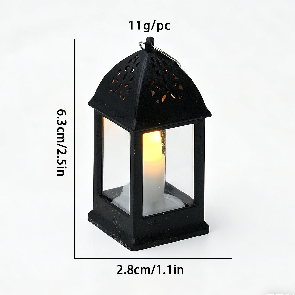 Dekorative LED-Laterne im Vintage-Stil