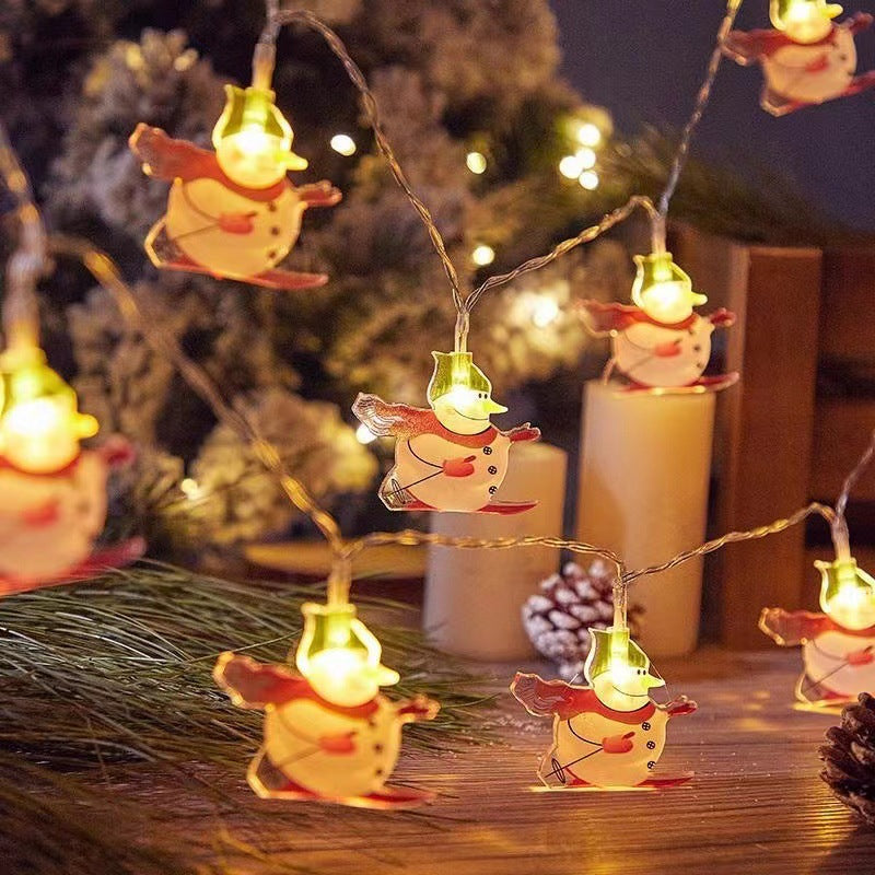 LED-Weihnachts-Lichterkette mit Motiven
