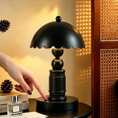 Französische Rokoko-Tischlampe mit Säulendesign