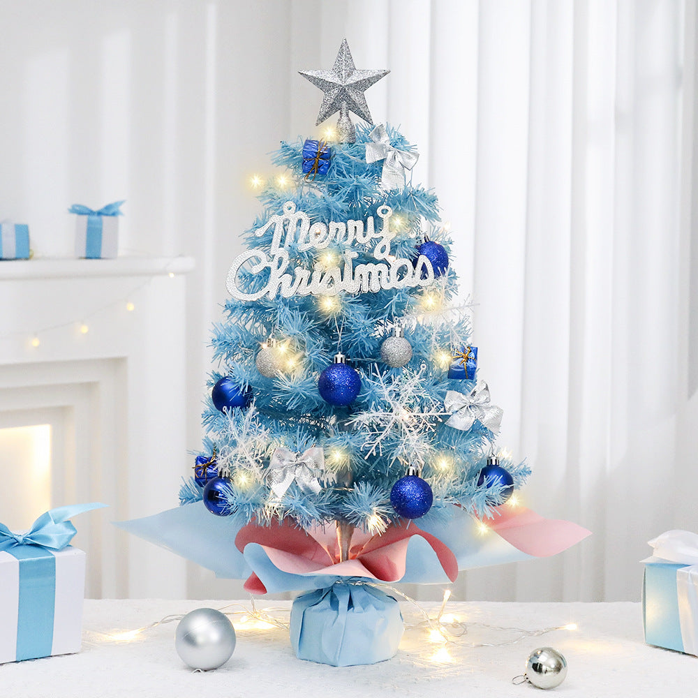 Blauer Mini-Weihnachtsbaum, 45 cm