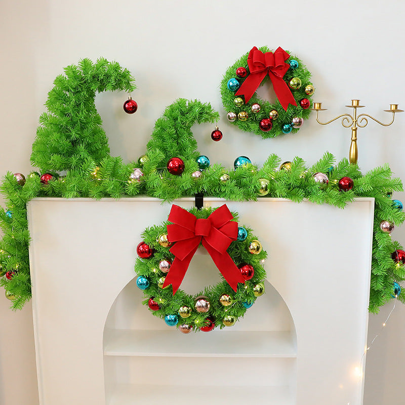 Weihnachtsbaum oder Girlande, Apfelgrün, 30-60 cm