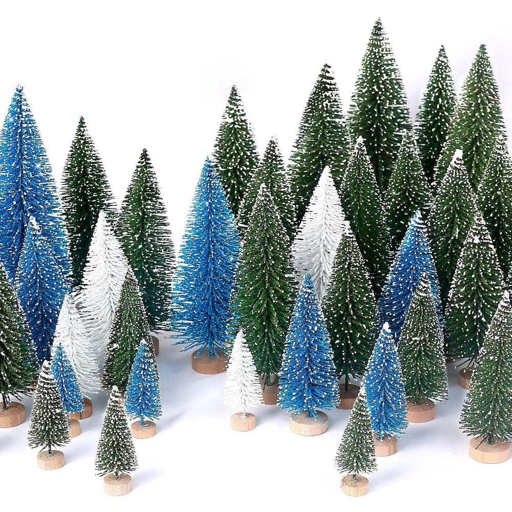 Mini-Weihnachtsbaum aus Sisal zur Dekoration