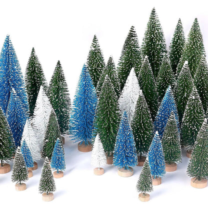 Mini-Weihnachtsbaum aus Sisal zur Dekoration
