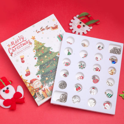 Weihnachts-Adventskalender mit DIY-Schmuckset