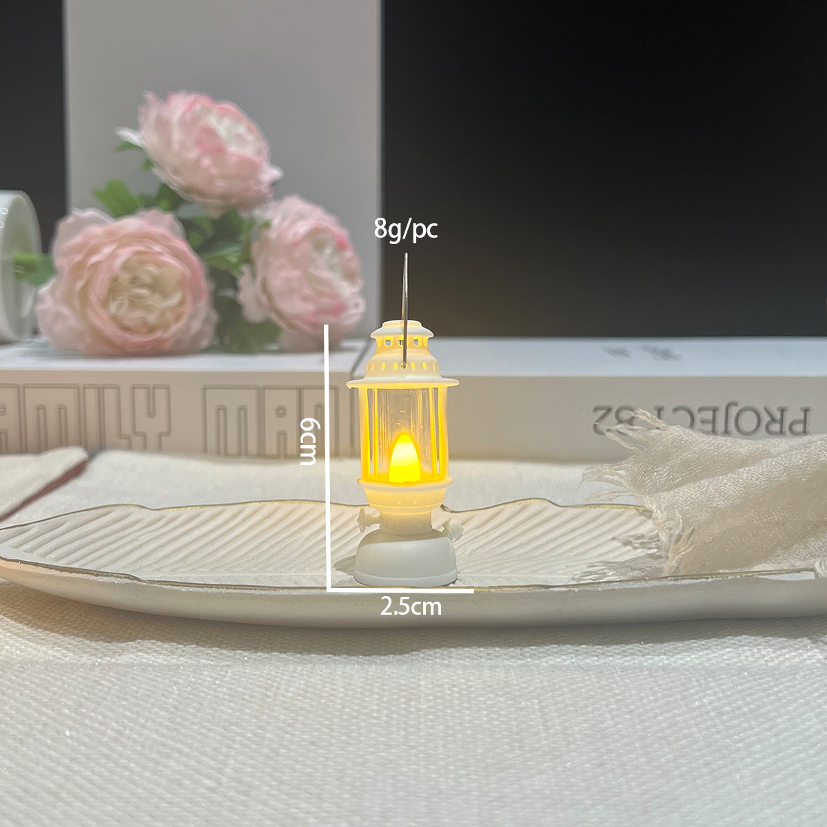 Dekorative LED-Laterne im Vintage-Stil